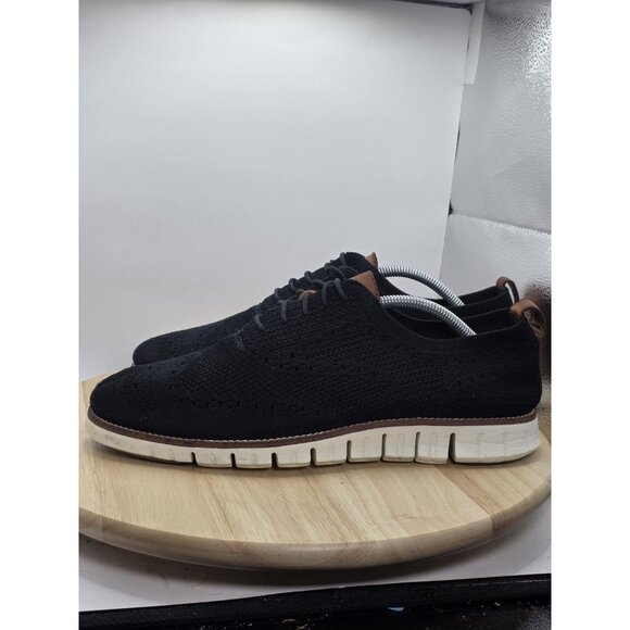 Cole Haan Mens Zerogrand Stitchlite Black C24948 Lace Up Oxford Shoes Size 11M - Picture 1 of 10